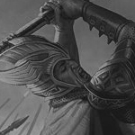 Изрезанная на слои (для анимации) картинка для ролика-заставки игры для IOS "Джаггернаут: Месть Соверинга".