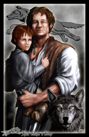 Bran Stark and Hodor